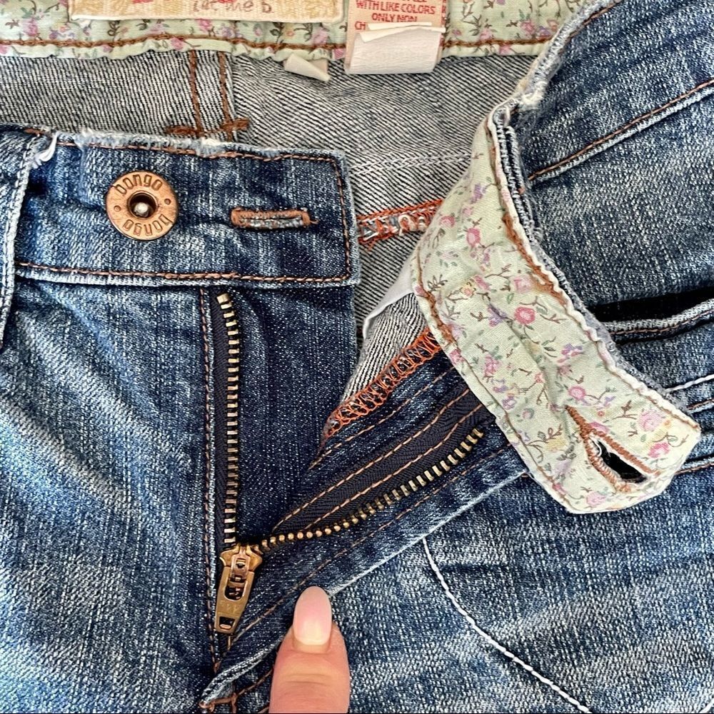Bongo Vintage Y2K cropped capri low rise jeans - Picture 12 of 14